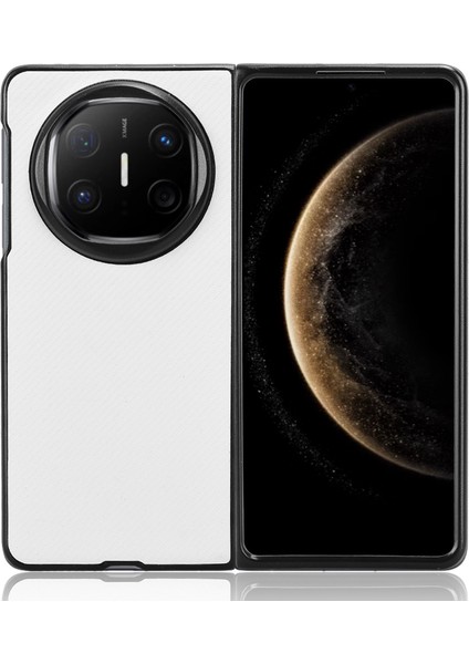 Huawei Mate X6 Karbon Fiber Doku Darbeye Dayanıklı Pu + Pc Telefon Kapağı (Yurt Dışından) modelleri