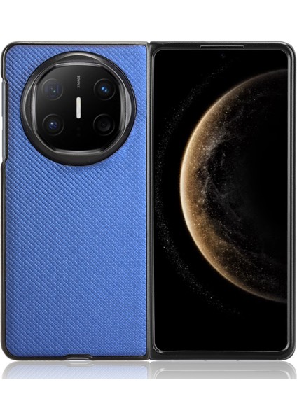 Huawei Mate X6 Karbon Fiber Doku Darbeye Dayanıklı Pu + Pc Telefon Kapağı (Yurt Dışından) fırsatları