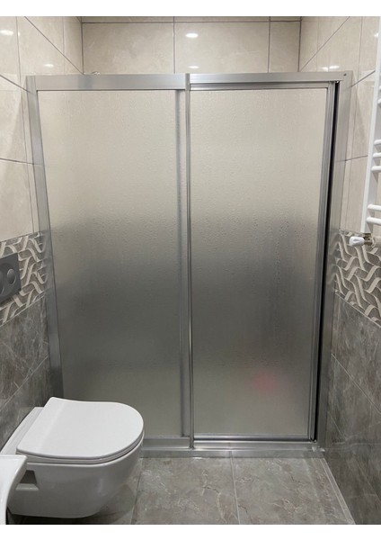 Teknesiz Duşakabin Mika Plastik Camlı ND412