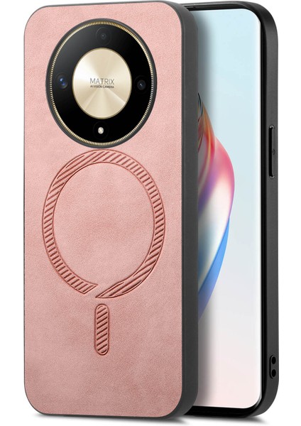 Honor X9B 5g Deri Dokunmatik Telefon Kılıfı Magsafe ile Uyumlu (Yurt Dışından)