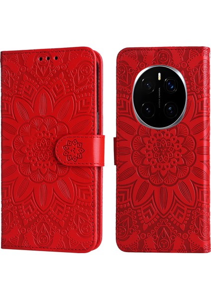 Honor Magic7 Pro 5g Deri Cüzdan Telefon Kılıfı (Yurt Dışından)