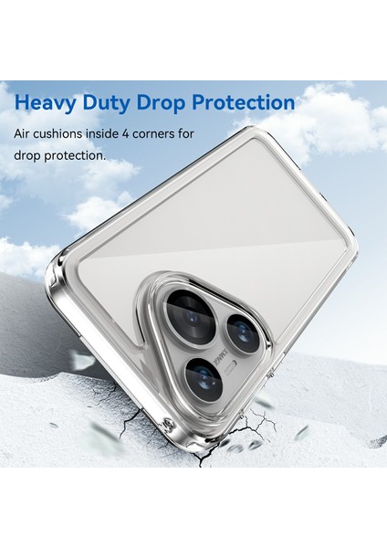 Huawei Pura 70 Tpu + Temperli Cam Filmli Akrilik Şeffaf Telefon Kapağı (Yurt Dışından) fırsatları