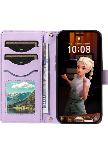 Honor Magic7 Pro 5g Cüzdan Eşkenar Dörtgen Deri Telefon Kılıfı Kayış (Yurt Dışından) fırsatları