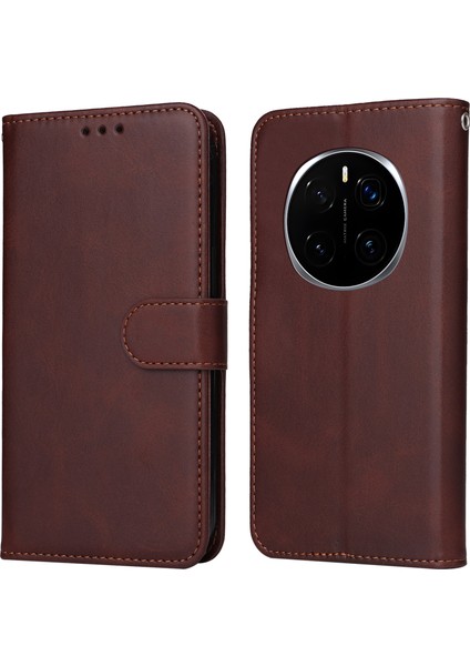 Honor Magic7 Pro 5g Cüzdan Pu Deri Folyo Flip Telefon Kapağı (Yurt Dışından)