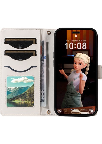 Honor Magic7 Pro 5g Cüzdan Eşkenar Dörtgen Deri Telefon Kılıfı Kayış (Yurt Dışından) fırsatları