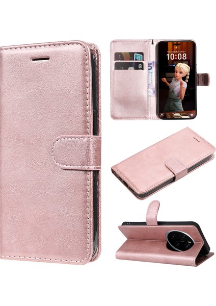 Honor Magic7 Pro 5g Deri Telefon Kılıfı Cüzdan Standı (Yurt Dışından)