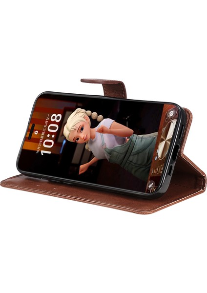 Honor Magic7 Pro 5g Deri Telefon Kılıfı Cüzdan Standı (Yurt Dışından)