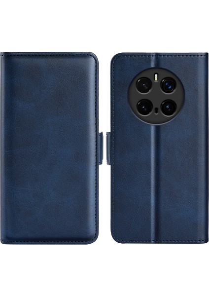Honor Magic7 Pro 5g Standlı Kılıf Buzağı Dokulu Deri Cüzdan Telefon Kapağı (Yurt Dışından)