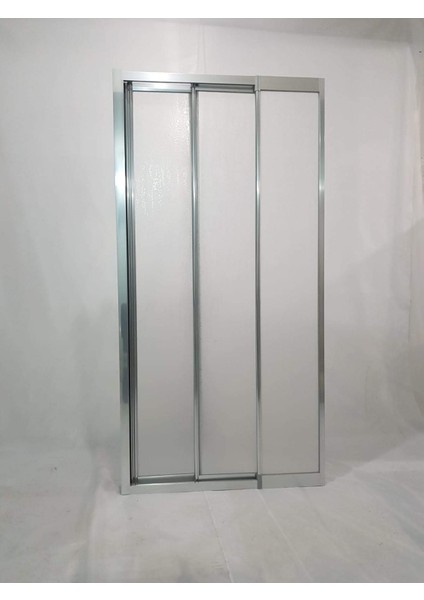 Teknesiz Mika Camlı Duşakabin 1 Sabit 2 Sürgülü ND416