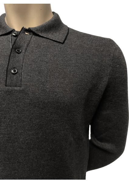 Erkek Kazak Polo Yk Dokulu modelleri