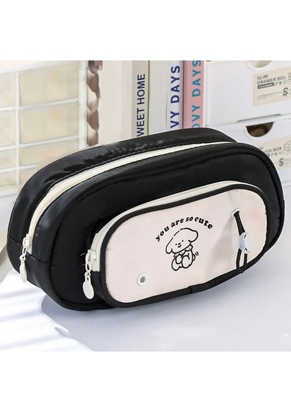 Kilinmoli Kız Büyük Kapasiteli Estetik Okul Kılıfları Sevimli Fermuarlı Kalem Kılıfı Kalem Kutusu (Yurt Dışından)