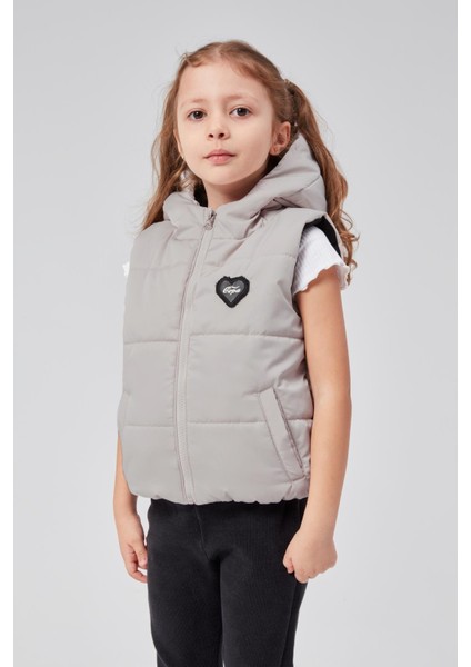 Kapüşonlu Kız Çocuk Şişme Yelek 51307