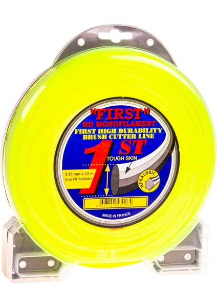 3.3mm 43M Sarı Altıköşe Altıgen Misina