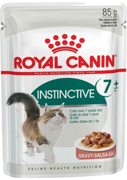 Instinctive +7 Gravy Yaşlı Kedi Konservesi 85 gr