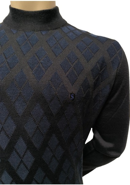 Erkek Kazak Yarım Balıkçı Baklava Desen fiyatları