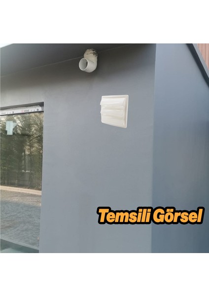 Baca Aspiratör Kapak Havalandırma Çekvalf Başlığı Haşere Önleyici Tek Yönlü Hava Çekimi Menfezi