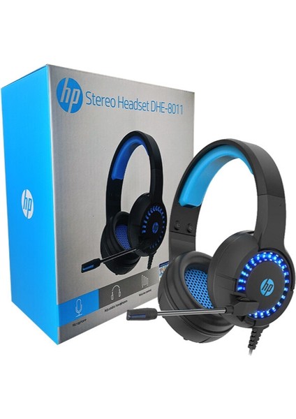 DHE-8011UM Siyah Gaming Oyuncu Mikrofonlu Kulaklık Usb