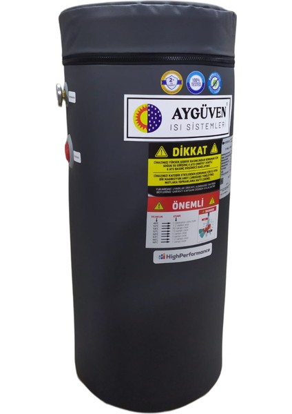 Tek Serpantinli Boyler 100 Lt (TERMOMETRELİ ANOT ÇUBUKLU REZİSTANS GİRİŞLİ)