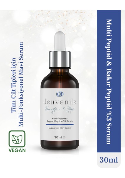 Multi Peptid Bakır Peptid %3 Serum