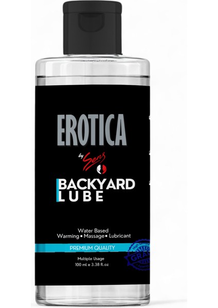 Backyard Lube Wb 100ML By Sens Su Bazlı Masaj Jeli