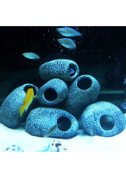 No.5 Tarzı Balık ve Karides Üreme Mermerleri Seramik Kaya Ciklet Taşı Sığınağı Mağara Balık Tankı Havuz Süsü Akvaryum Peyzaj Dekorasyonu (Yurt Dışından) indirimleri