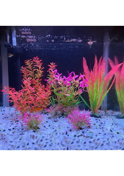 G Tarzı Doğal Ev Aksesuarları Balık Tankı Süs Taşı Aquarium Bitkileri 4 Adet (Yurt Dışından) indirimleri