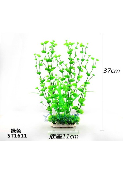 ST1611 Stili Plastik Yapay Akvaryum Bitkileri Süsleme Daldırılabilir Sucul Balık Tankı Çim Süs Bitkisi Akvaryum Arka Plan Dekorasyonu (Yurt Dışından)