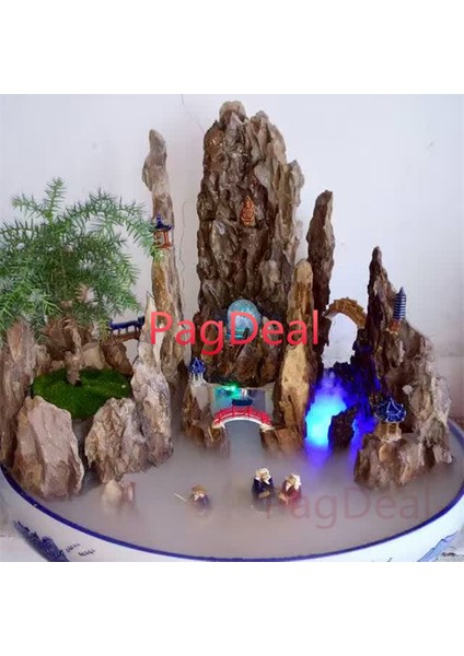 J Tarzı Bot Sıcak Satış Bahçe Saksı Akvaryum Balık Tankı Tekne Balıkçı Seramik Figür El Sanatları Peyzaj Bitki Peri Çinili Dekoratif Süs Eşyası (Yurt Dışından)