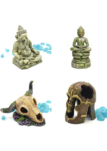 Koyun Tanrısı Kafatası Stili M Beden Yapay Adası Taş Antik Buddha Fil Buddha Heykeli Reçine Süslemesi Balık Tankı Akvaryum Dekorasyonu Sürüngen Kutusu Manzara (Yurt Dışından) fiyatları