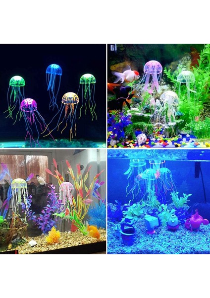 Kırmızı Stil M Beden Akvaryumlar Için Yüzen Yüzen Yüzme Yapraklı Simülasyon Ahtapot Aksesuarları ile Süslenmiş Balık Tankı Luminous Etki Ahtapot Süslemesi (Yurt Dışından) indirimleri