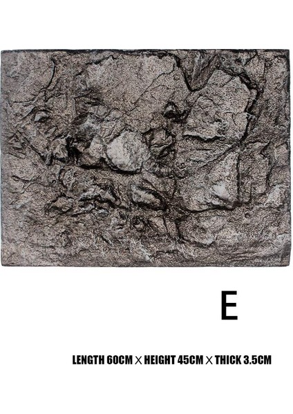E Stili 3D Köpük Taş Akvaryum Arka Fon Tahta Dekor Köpük Tahta Kertenkele Balık Tankı cm Sdf-Gemi (Yurt Dışından)
