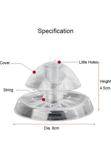 Çap 8cm Akvaryum Balık Bitki Tankı Plastik Temiz Salyangoz Tuzağı Yakalayıcı Bitkiler Zararlı Yakalama Kutusu Sülük Çevre Temizleme Aracı (Yurt Dışından) fırsatları