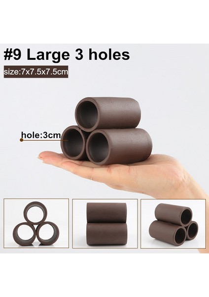 No9 Tarzı 1 Parça Akvaryum Küçük Ev Barınağı Dekorasyon Seramik Balık Tankı Karides Balık Saklanma Mağara Kaya Dekor Yosun Çim Taşıyıcı Saksı Süs Eşyaları (Yurt Dışından)