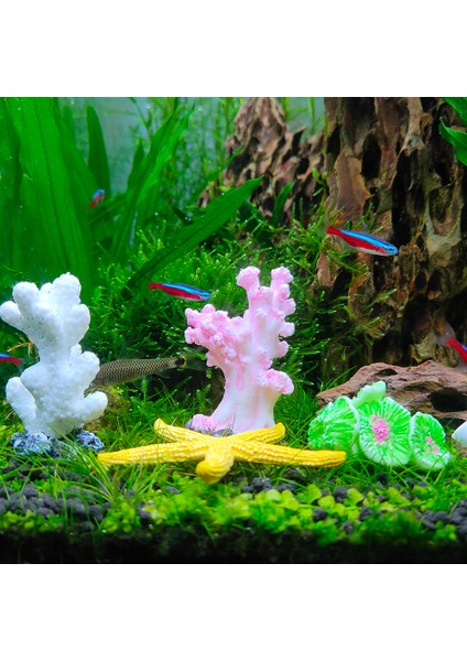 Reçine Mercan 02 Stili Reçine Mercan Akvaryum Dekorasyonu Mini Yapay Denizyıldızı Mercan Balık Tankı Süslemeleri Karides Tankları Akvaryum Malzemeleri (Yurt Dışından) modelleri