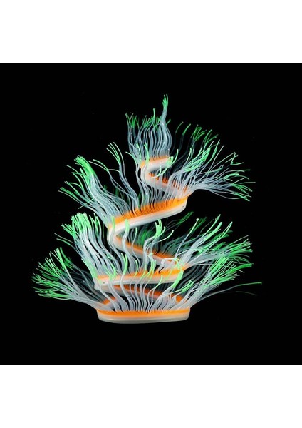No.1 Tarzı 50CM Esnek Deniz Anemonu Silikon Akvaryum Yumuşak Mercan Yapay Balık Tankı Deniz Anemonu Dekorasyon Parlayan Bitki Süsü (Yurt Dışından)