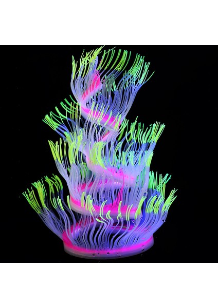 No.1 Tarzı 50CM Esnek Deniz Anemonu Silikon Akvaryum Yumuşak Mercan Yapay Balık Tankı Deniz Anemonu Dekorasyon Parlayan Bitki Süsü (Yurt Dışından) modelleri