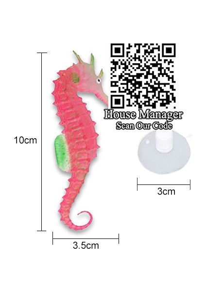 Kırmızı Hipokampus Stili Resim Olarak Yapay Aslan Balığı Yüzen Yapay Balık Tank Dekorasyonu Türkçe Aciklama (Yurt Dışından)