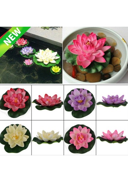 Turuncu Tarzı Tek Boyut 1 Adet Yüzen Yapay Lotus Süsü Akvaryum Balık Tankı Havuz Su Zambak Lotus Yapay Çiçekler Ev Dekorasyonu (Yurt Dışından) modelleri
