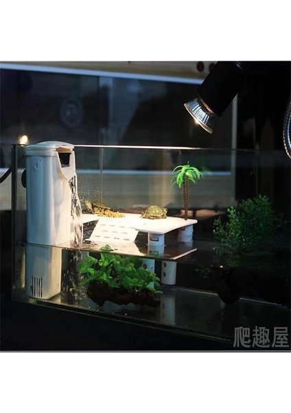 L Tarzı Akvaryum Balık Tankı Tırmanma Merdiven Adası Kaplumbağa Güneşlenme Platformu (Yurt Dışından) indirimleri