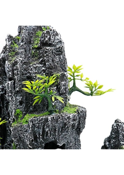 9FF801127 Stili Kaya Bahçesi Süs Balık Tankı Peyzaj Dekorasyonu Vintage Ev Reçine (Yurt Dışından) indirimleri