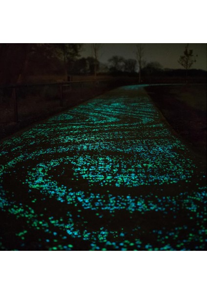Açık Mavi Tarzı 25 Adet Bahçe Patikaları Için Parlayan Kaya Taşları Glow Stones Rocks Glow In The Dark Bahçe Çakılları - Aydınlatmalı Taşlar (Yurt Dışından)