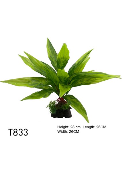 No.3 Tarzı Yapay Sualtı Ağaç Çiçek Bitki Akvaryum Lotus Ev Balık Tankı Dekorasyonu Su Otu Manzara Süsü (Yurt Dışından)