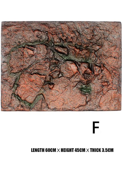 F Stili 3D Köpük Taş Akvaryum Arka Fon Tahta Dekor Köpük Tahta Kertenkele Balık Tankı cm Sdf-Gemi (Yurt Dışından)