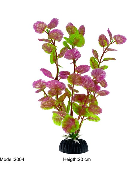 NO.2004 Stili 1 Adet Akvaryum Dekorasyonu Simülasyon Yapay Trompet Çevresel Akvaryum Aksesuarları Simülasyon Sahte Su Bitkileri (Yurt Dışından)