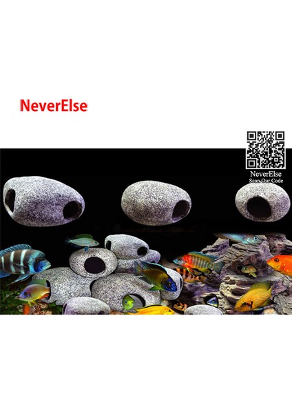 Küçük Stil Resim Olarak Akvaryum Cichlid Tank Taş Mağara Gerçekçi Yapay Granit Kaya Küçük Frimp Gizlenme Dekorasyon Süs Eşya Aksesuarları (Yurt Dışından) modelleri