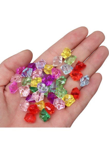 Renk Rastgele Stil M Beden Renkli Çanta 1.4*1.1cm Akvaryum Akrilik Taşlar Kristal Buz Küpleri Dekor Vazo Doldurucu Çakıl Balık Tankı Ev Süsü (Yurt Dışından) fiyatları