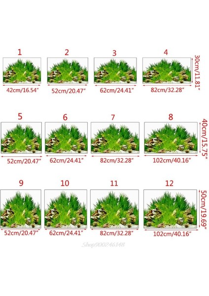 No.8 Stili 3D Çift Taraflı Stickerler Akvaryum Arka Plan Boyama Deniz Manzara Poster Dekoratif Akvaryum Çıkartmalar Kağıt Au Dropship (Yurt Dışından) fiyatları