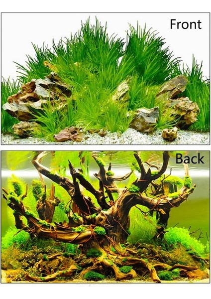 No.8 Stili 3D Çift Taraflı Stickerler Akvaryum Arka Plan Boyama Deniz Manzara Poster Dekoratif Akvaryum Çıkartmalar Kağıt Au Dropship (Yurt Dışından) modelleri