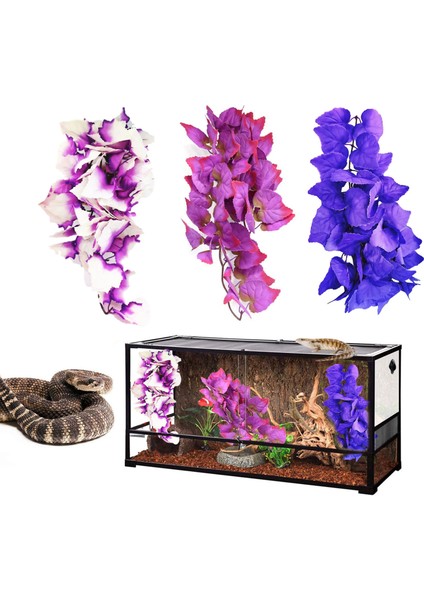 B Tarzı Sürüngen ve Balık Tankı Için Gerçekçi Dekoratif Yapay Bitki Simitli Saksı Asma Yapay Sarmal Ürün (Yurt Dışından) modelleri