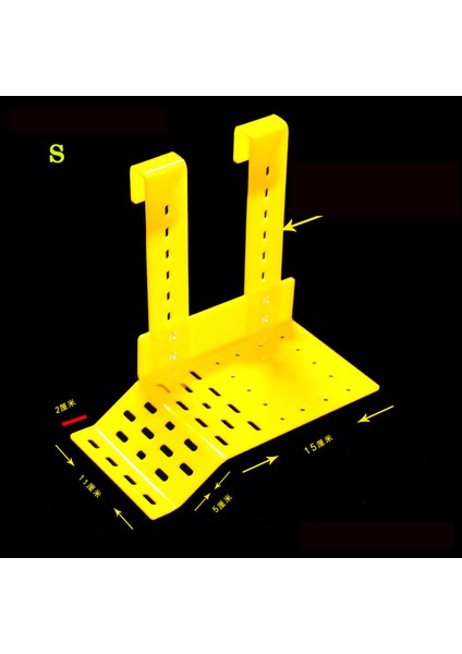 Sarı Stil Akrilik Kaplumbağa Kurutma Platformu Brezilya Su Kaplumbağası Yüzen Adası Kaplumbağa Tankı Akvaryum Amfibi Kanca Kurutma Platformu (Yurt Dışından)